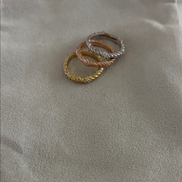 Judith Ripka | Jewelry | Judith Ripka Gold Silver And Rose Gold Twisted ...